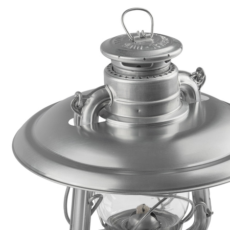Lampa naftowa Feuerhand - Zestaw prezentowy z paliwem i kloszem - Cynk